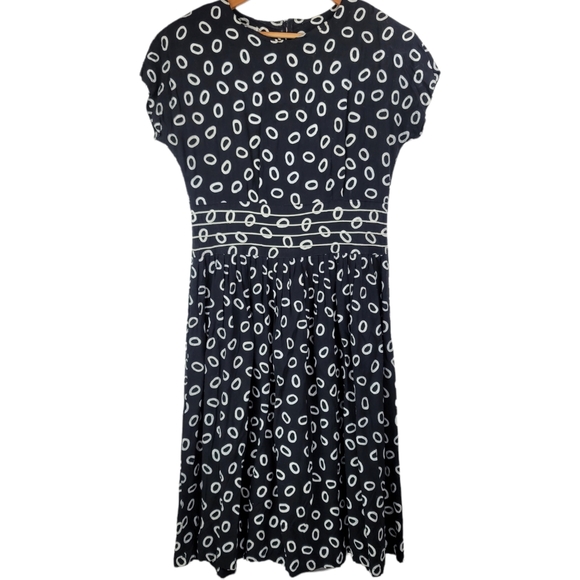 Vintage 80's-90's High Fashion Printed A-Line Dress Large - Picture 2 of 10